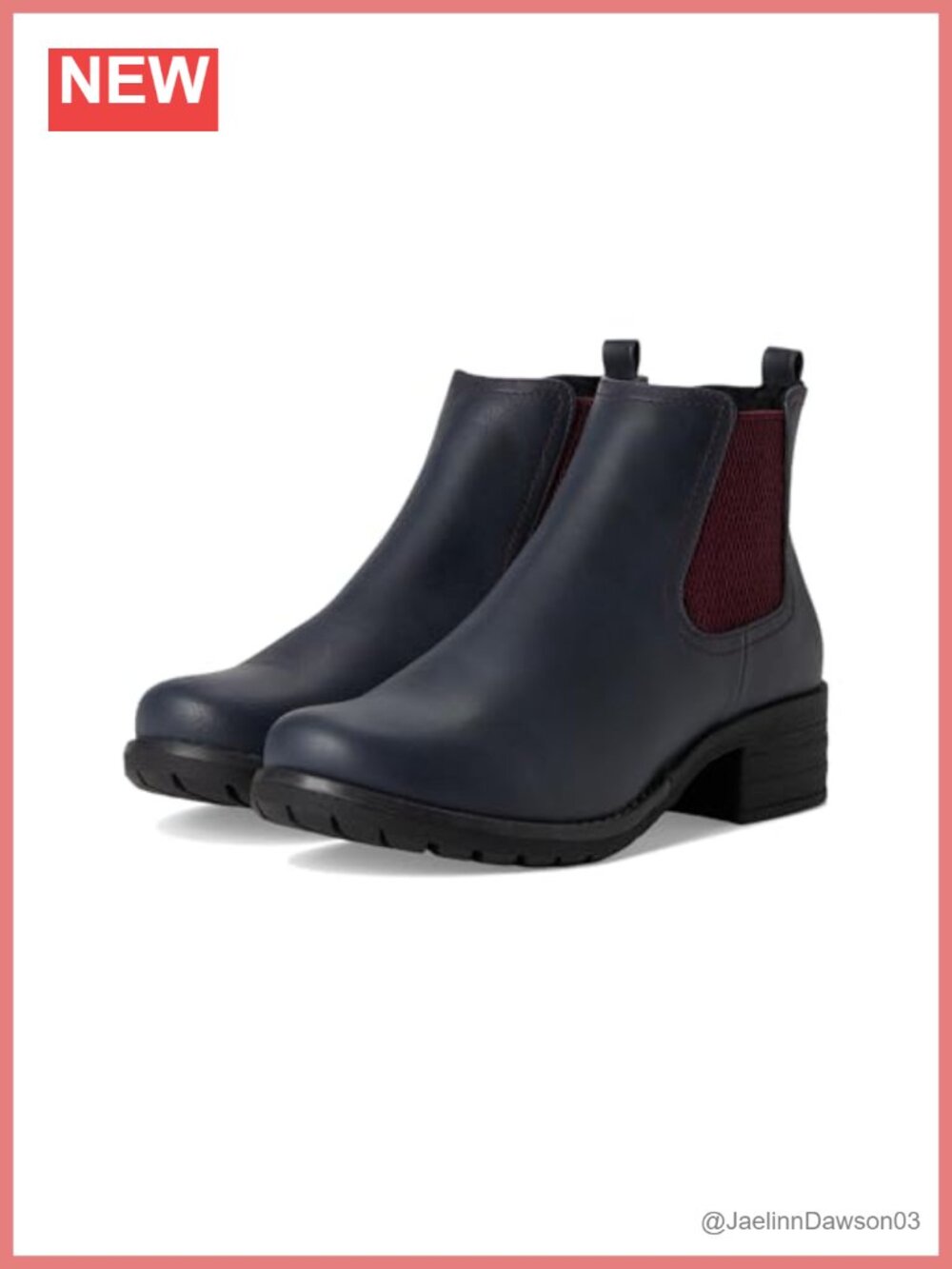Women's Chelsea Ankle Booties Block Heel Memory Foam Synthetic Pull-On